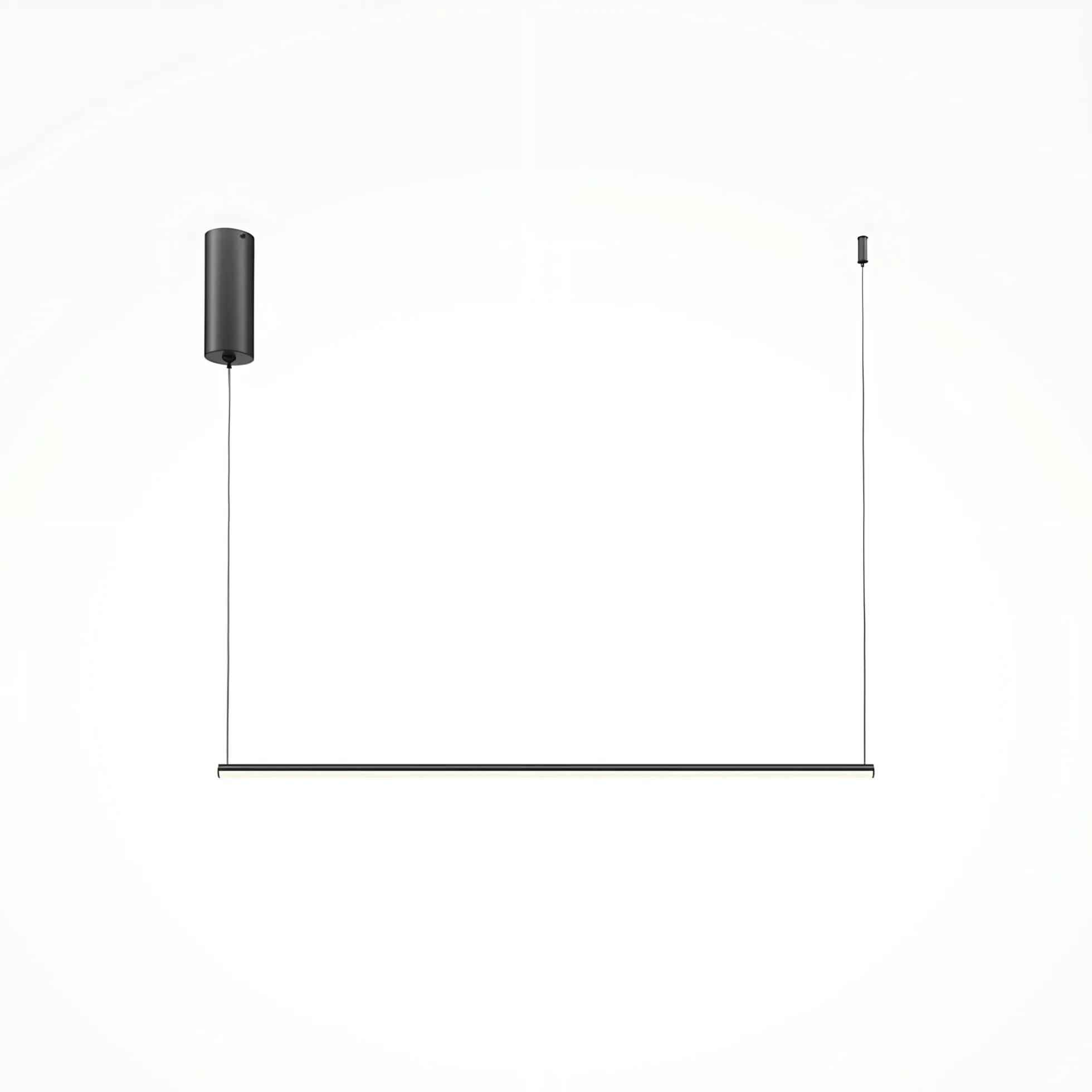 Suspension design LED – barre horizontale noire SALEM