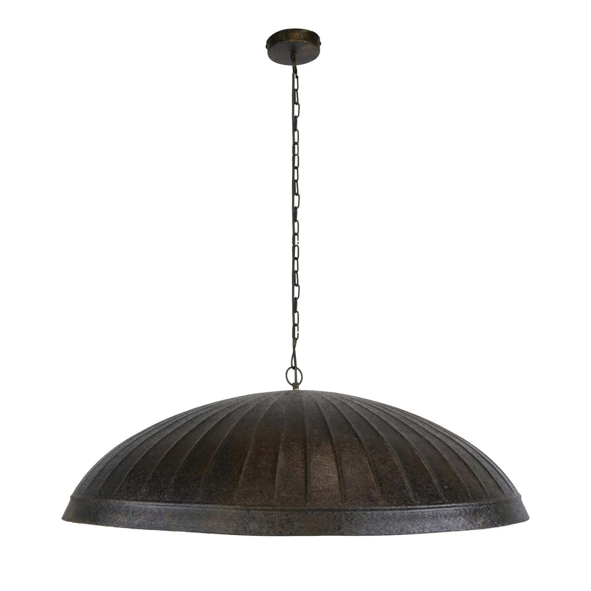 Suspension de table en métal brun vintage Ø90 cm RALF