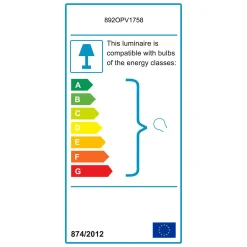 Suspension de table noire et cuivre, 3 abat-jour SILE