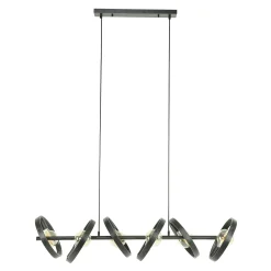 Suspension luminaire 6 anneaux RALF