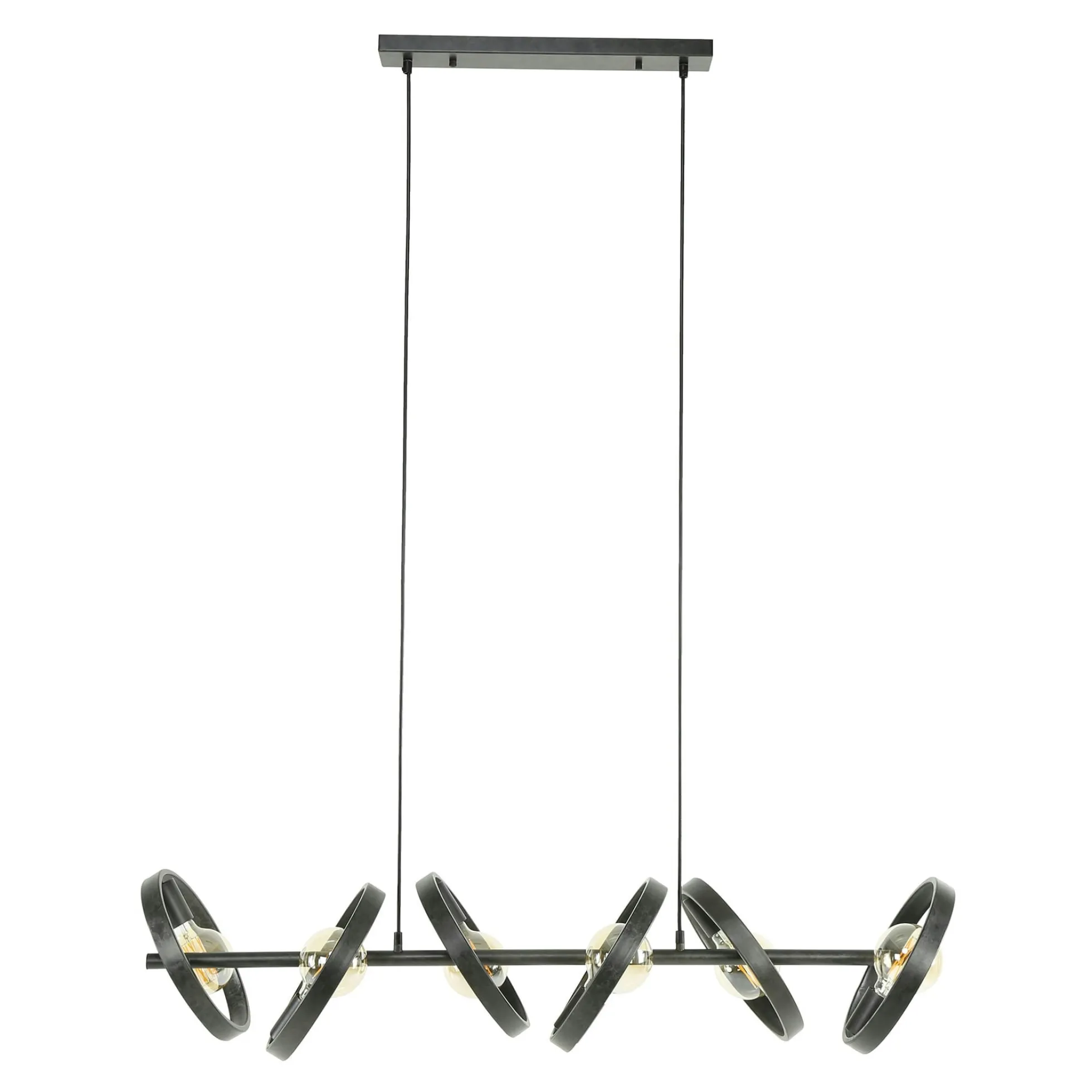 Suspension luminaire 6 anneaux RALF