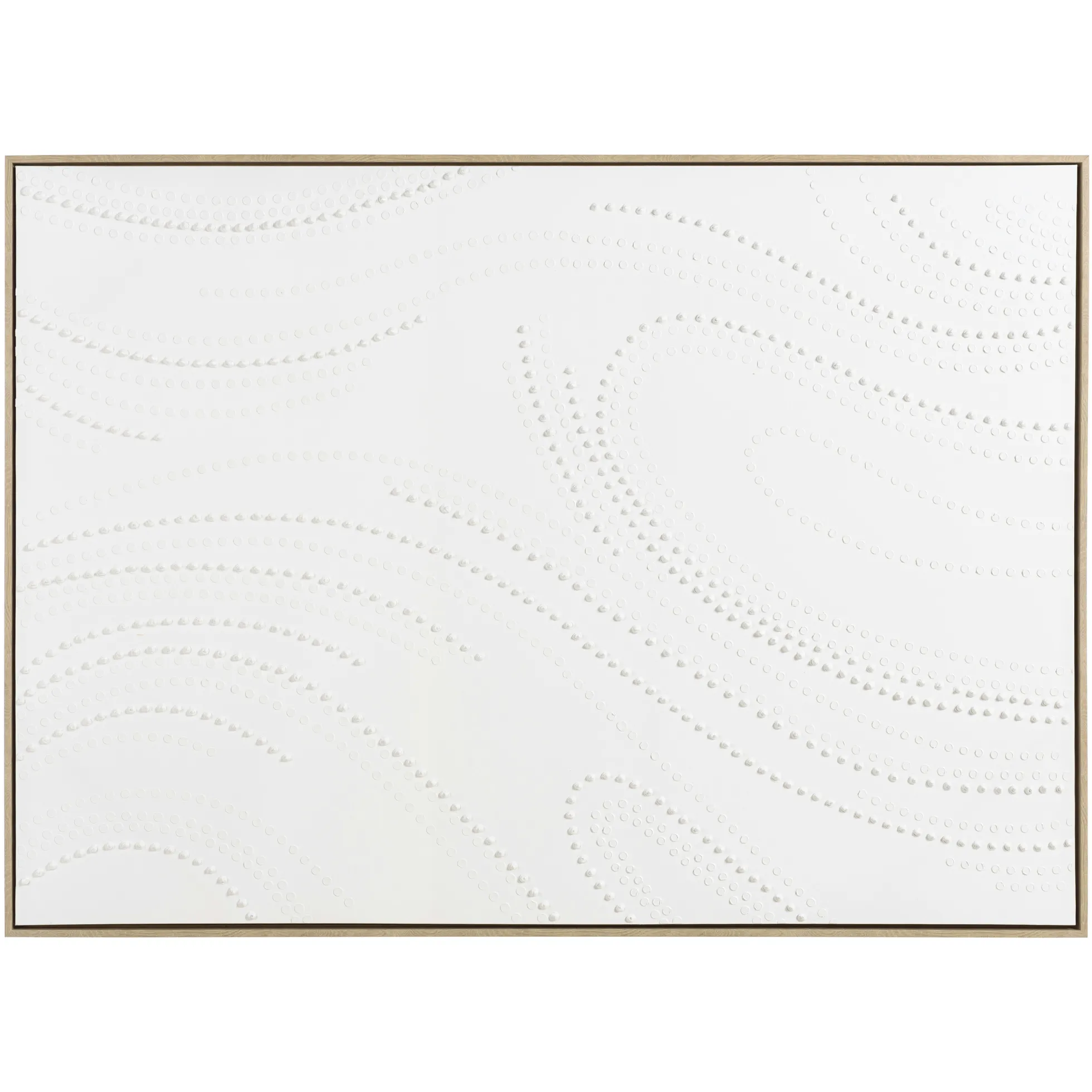 Tableau blanc lignes en pointillés 103 x 143 cm