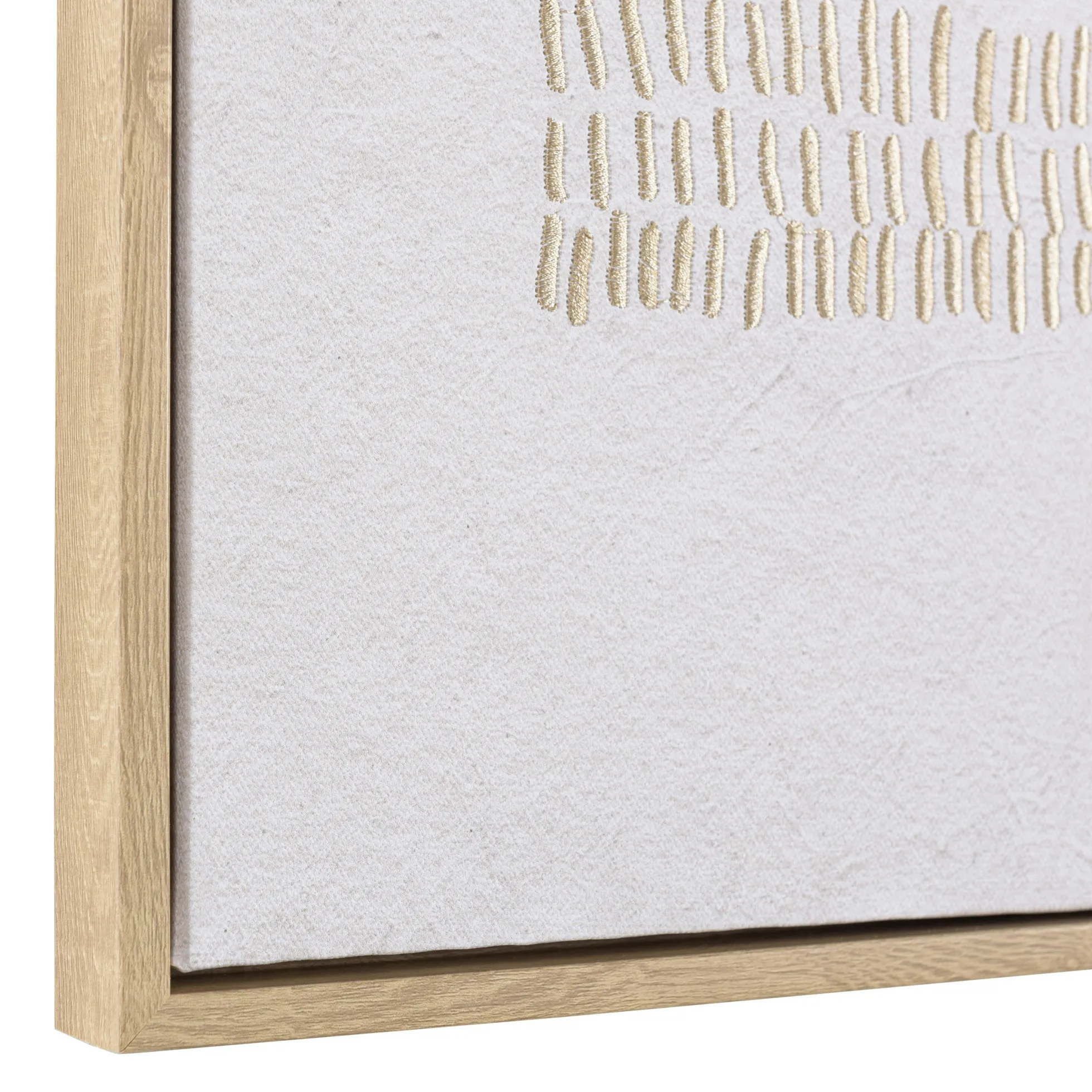 Tableau décor arches broderie coton 63 x 93 cm