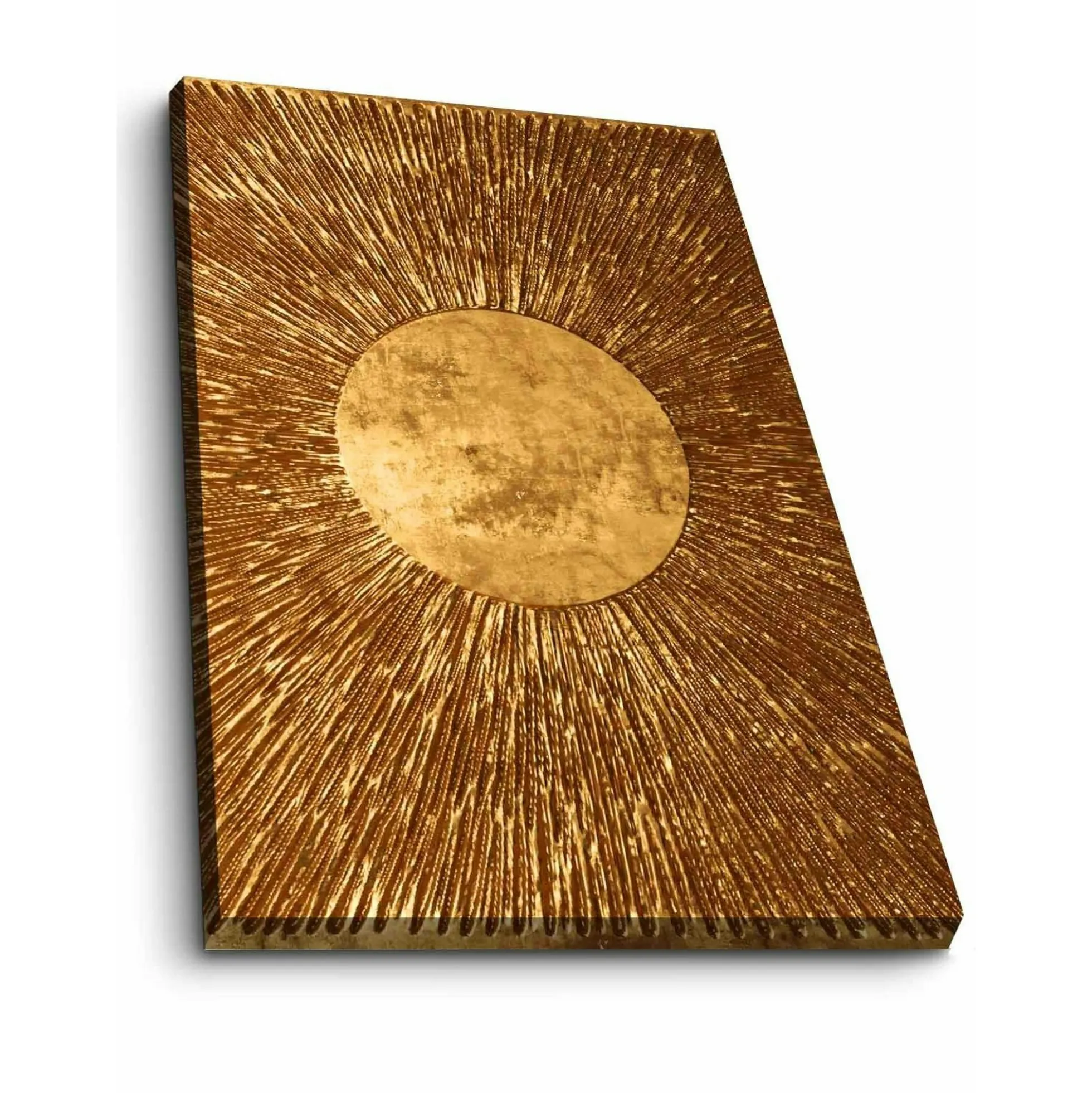 Tableau doré motif soleil – sur toile