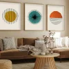 Tableau graphique – cercle coloré moderne (lot de 3)