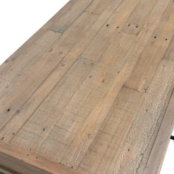 Table basse avec rangement en bois recyclé AUCKLAND