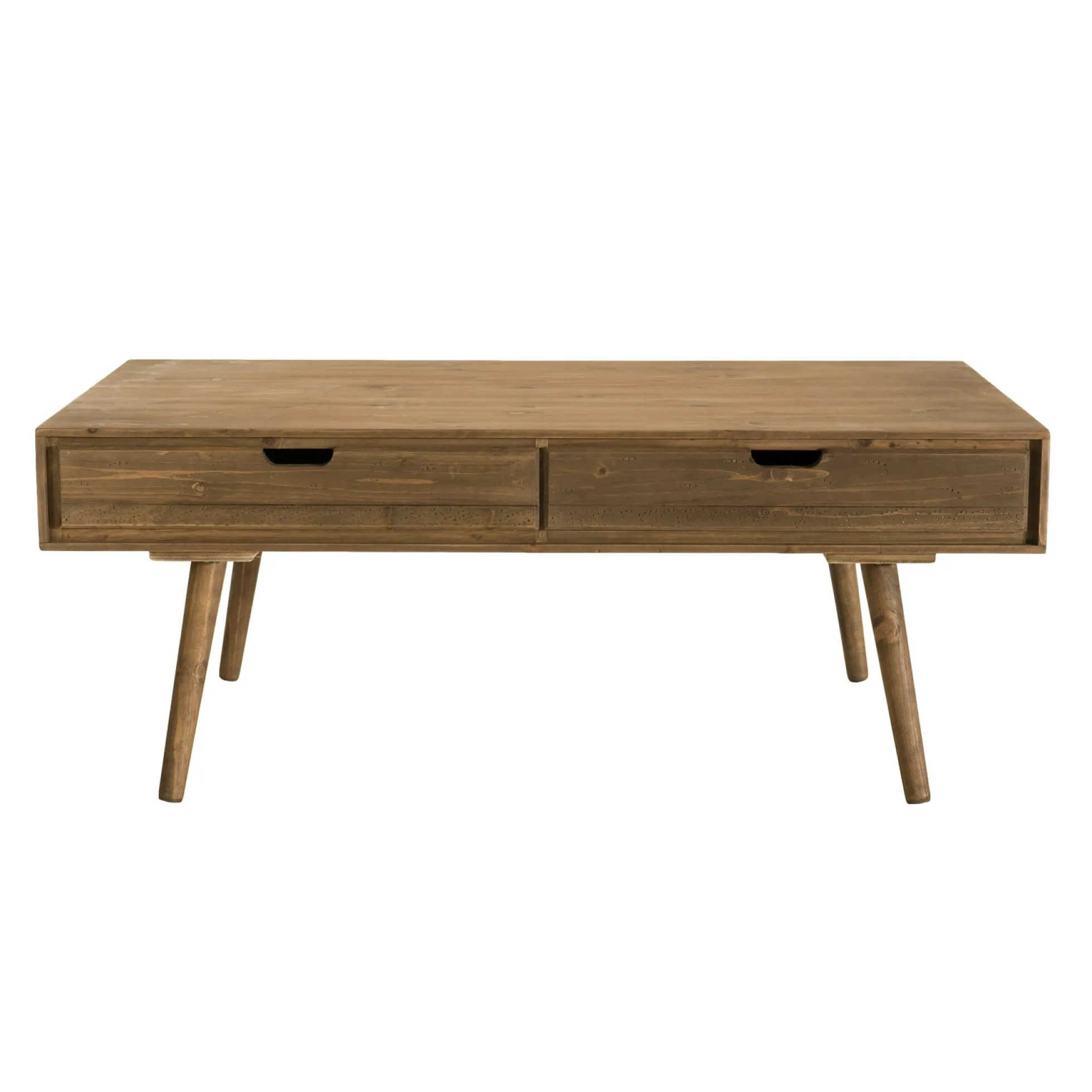 Table basse avec tiroirs en bois de sapin LIMA