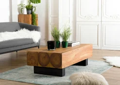 Table basse bois exotique OTTAWA