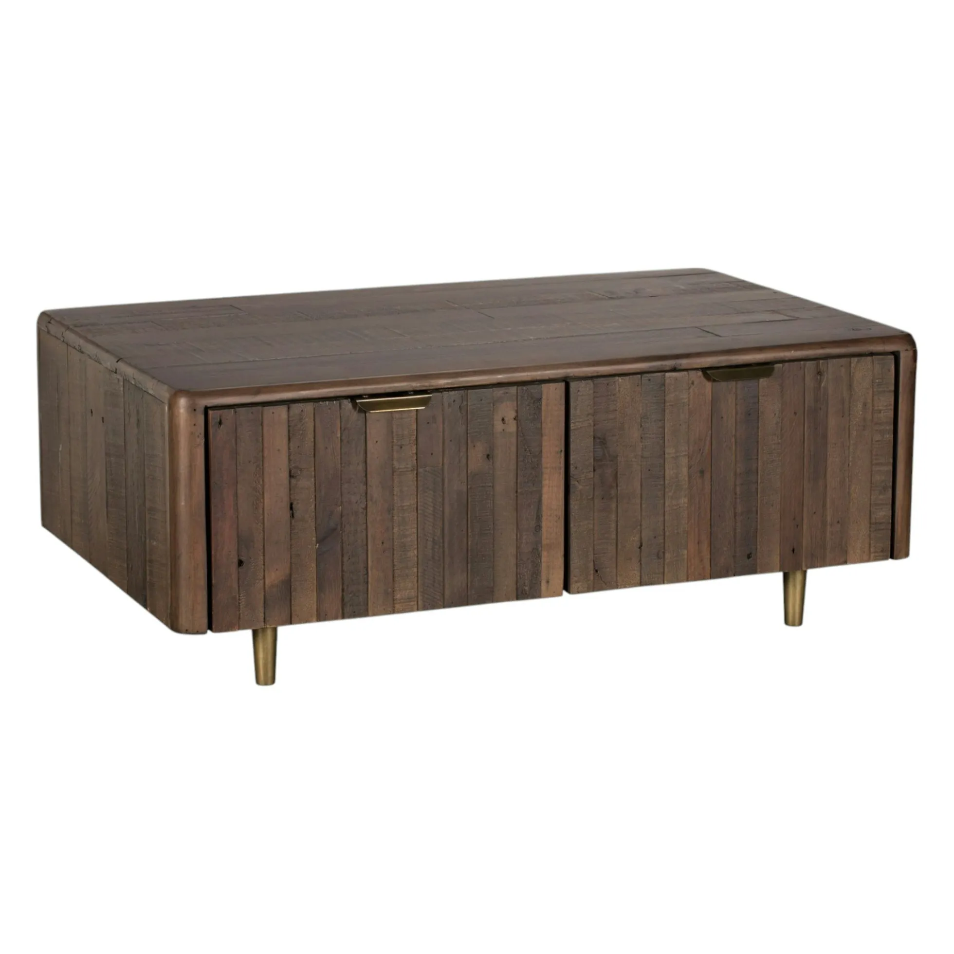 Table basse bois recyclé brun QUEENSTOWN