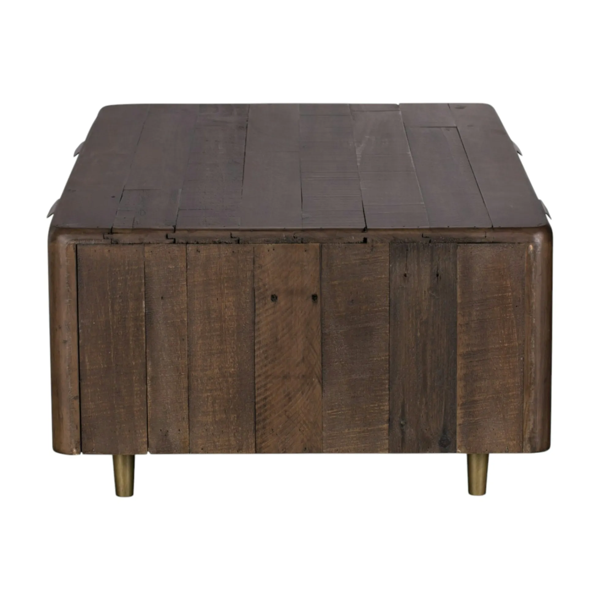 Table basse bois recyclé brun QUEENSTOWN
