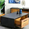 Table basse bois recyclé de bateau PHOENIX