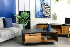 Table basse bois recyclé de bateau PHOENIX