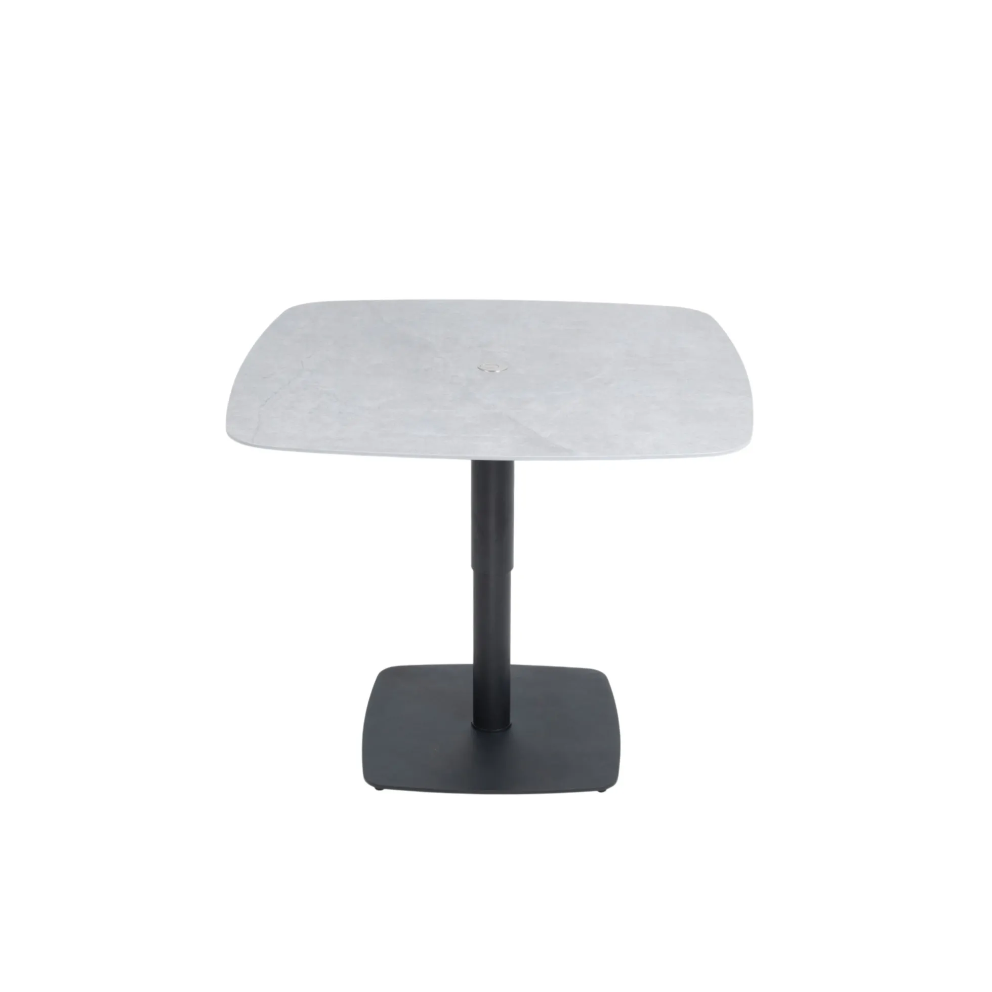 Table basse carrée relevable céramique grise 90 cm LUGANO