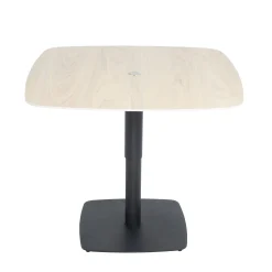 Table basse carrée relevable céramique effet chêne LUGANO