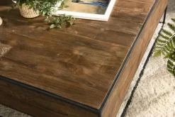 Table basse carrée style atelier SWING