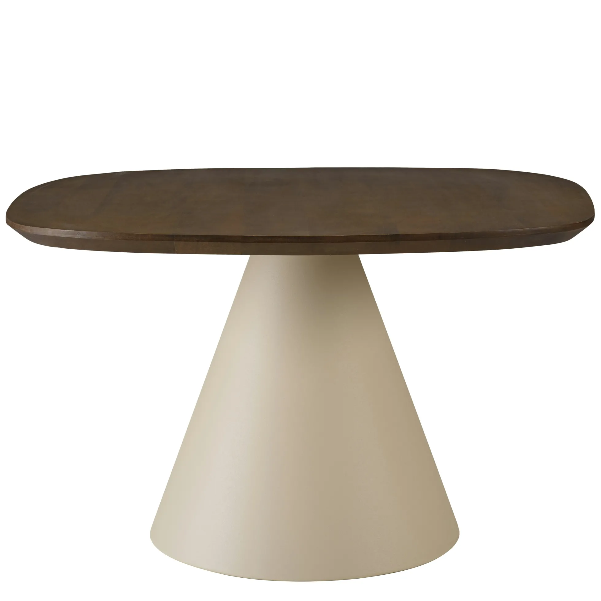 Table basse 80 cm en manguier pied métal TOSCA