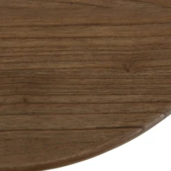 Table basse 140cm forme organique en bois de mindi ARCUS