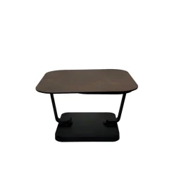 Table basse céramique bronze plateaux déployants LOMBARDIE