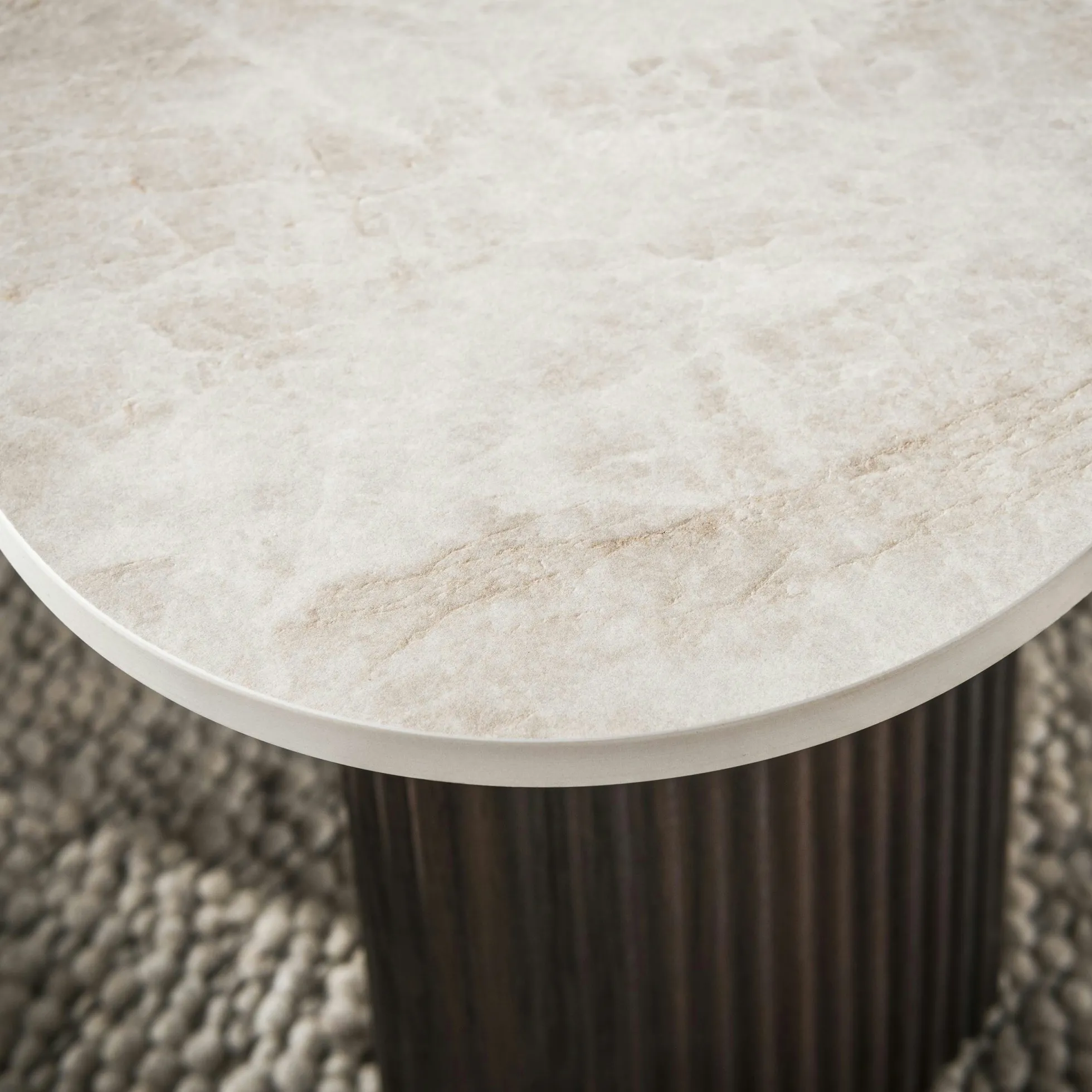 Table basse céramique 3D design organique (x2) MAHAL
