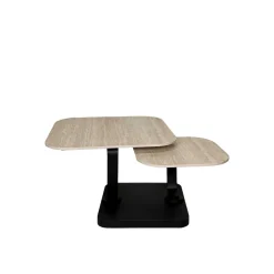 Table basse céramique travertin plateaux déployants LOMBARDIE