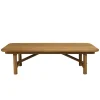 Table basse de jardin 130 cm en teck recyclé ORIA