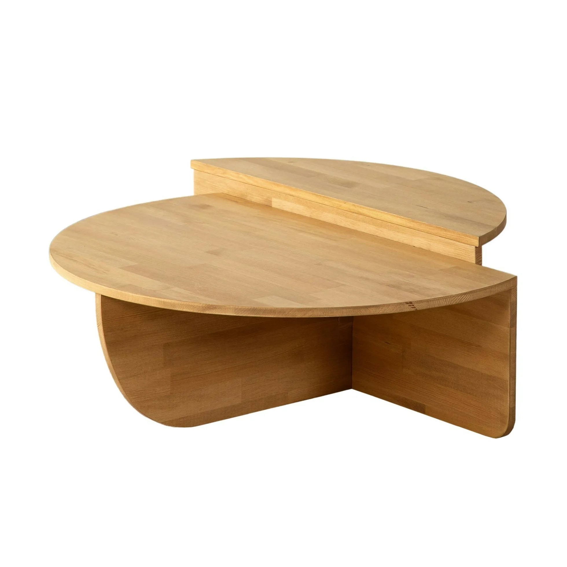Table basse design en bois clair - 2 modules SITIA