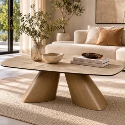 Table basse design en céramique CALA