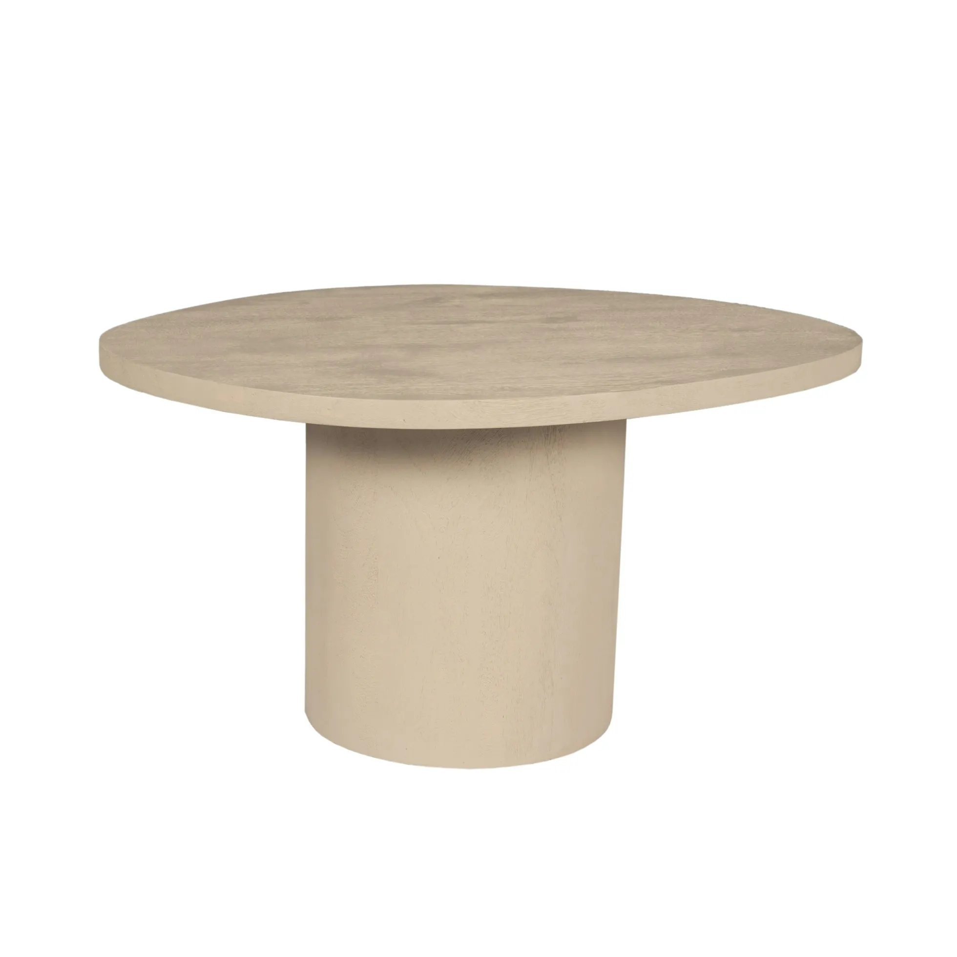 Table basse design organique en bois sable (lot de 2) ALMA