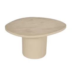 Table basse design organique en bois sable (lot de 2) ALMA