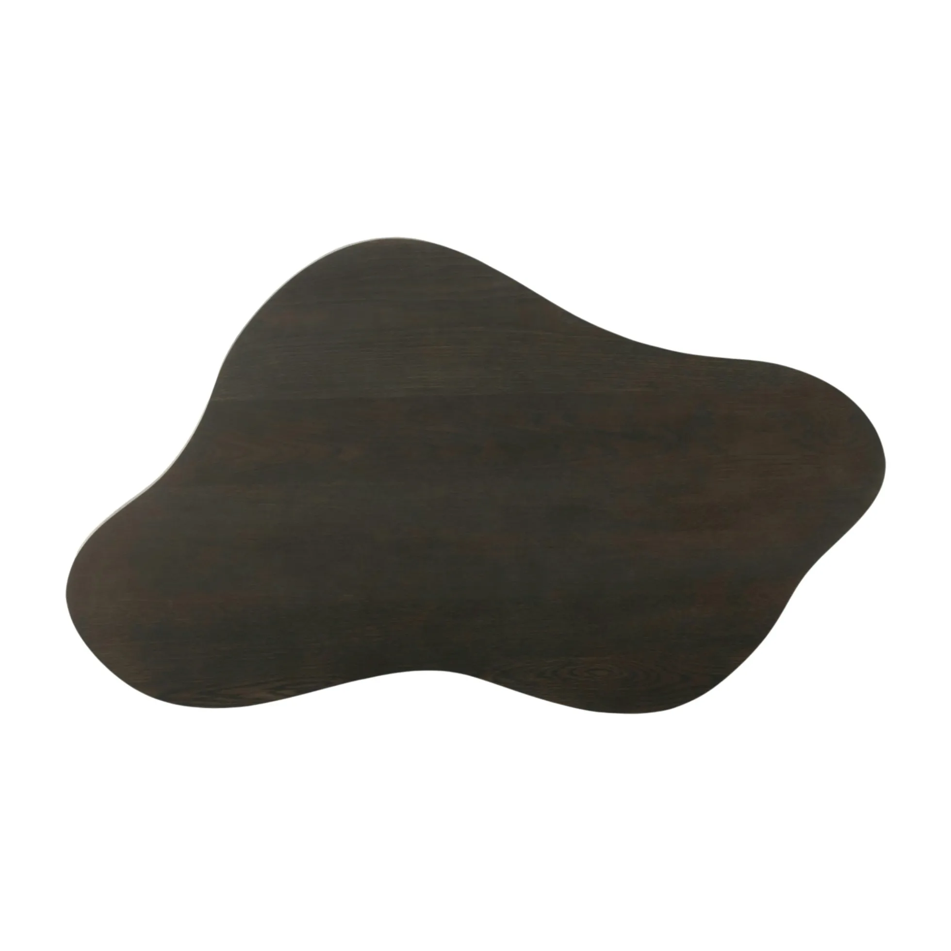 Table basse design organique en chêne brun LOREN