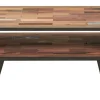 Table basse double plateau bois recyclé DRAKKAR