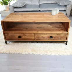 Table basse en bois recyclé CANBERRA