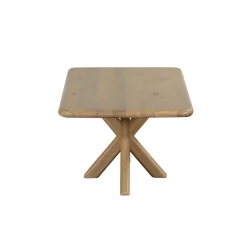 Table basse en chêne à bords arrondis ASTER