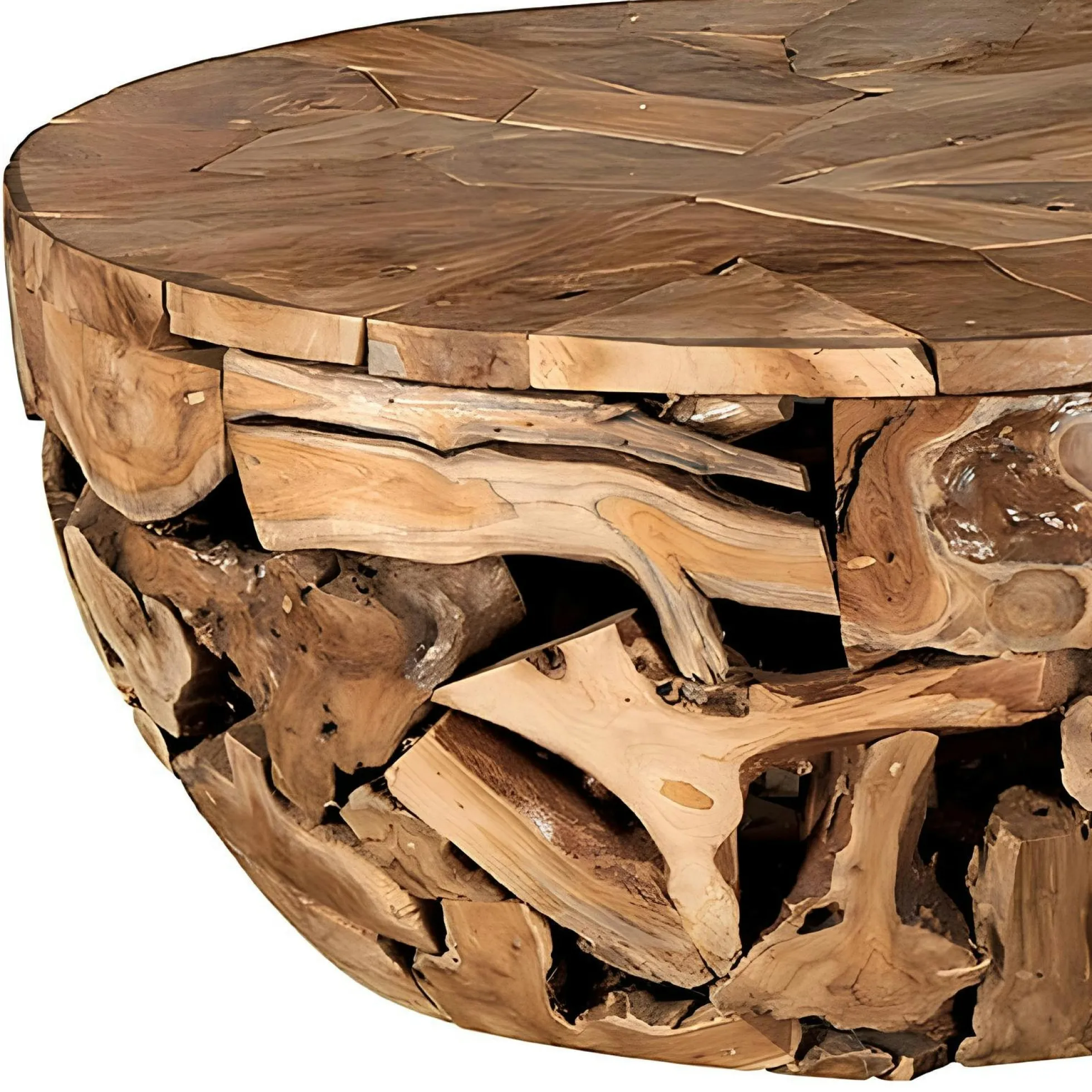 Table basse exotique bois de teck CANADA