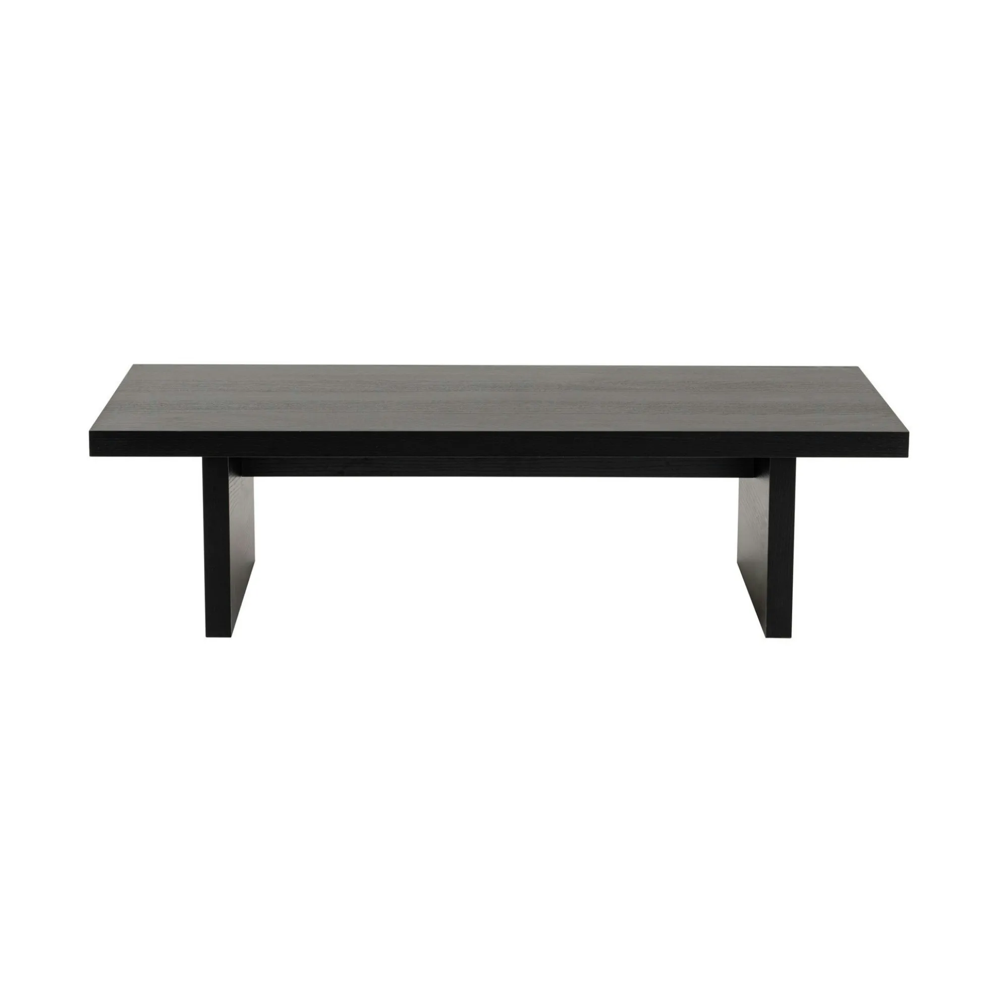 Table basse gigogne design – effet bois noir (3 pièces) MARFA