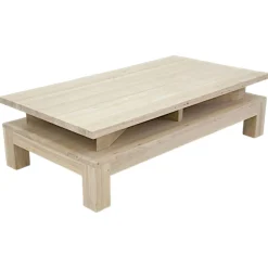 Table basse hévéa 120cm HELENA