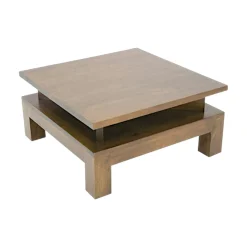 Table basse hévéa 70cm HELENA
