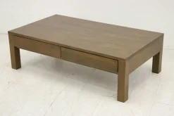 Table basse hévéa 4 tiroirs 115X65cm OLGA