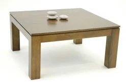 Table basse hévéa 80X80cm HELENA