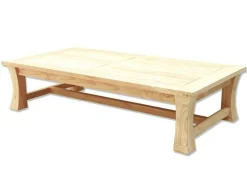 Table basse hévéa 125x65cm MAORI