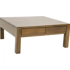 Table basse hévéa 80X80cm OLGA