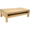 Table basse hévéa 115X65cm OLGA