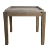 Table basse jardin acacia béton forme carrée PM HERCULE