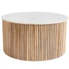 Table basse marbre et bois MASSA