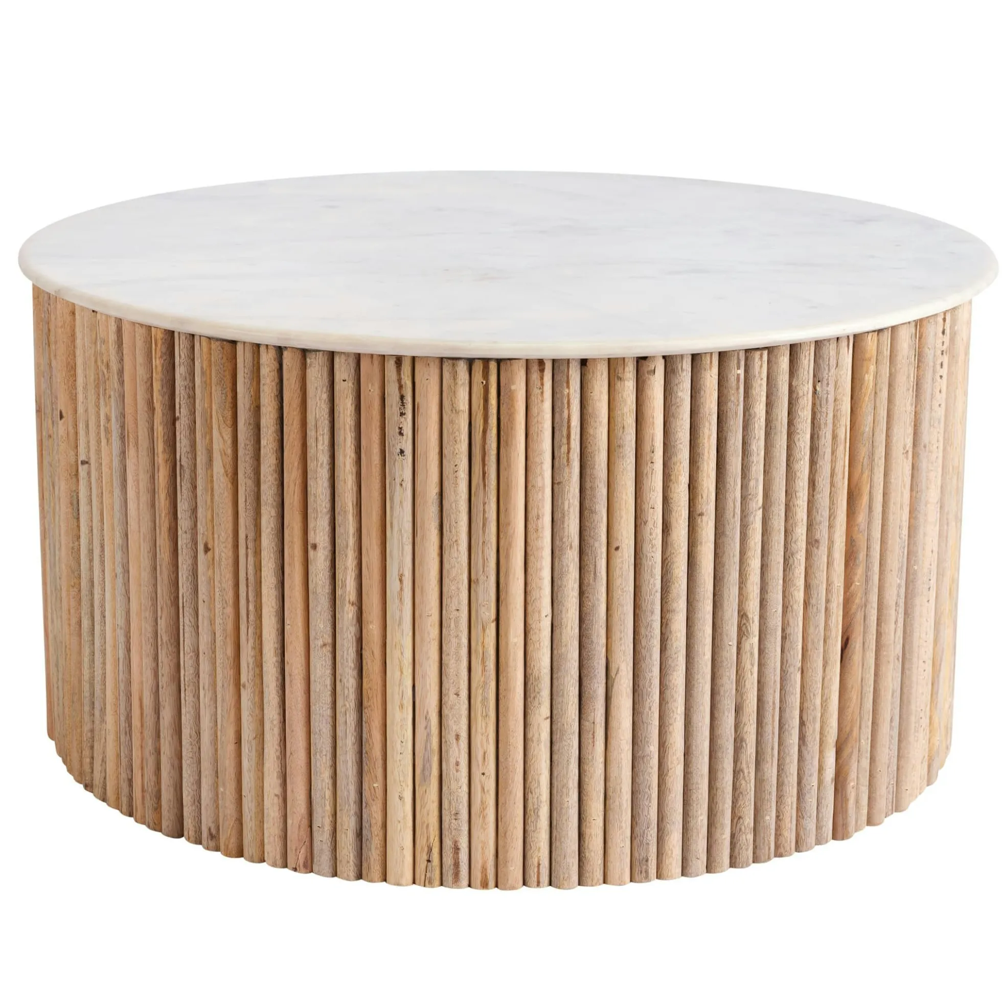 Table basse marbre et bois MASSA