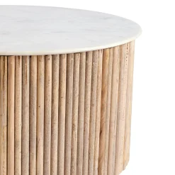 Table basse marbre et bois MASSA