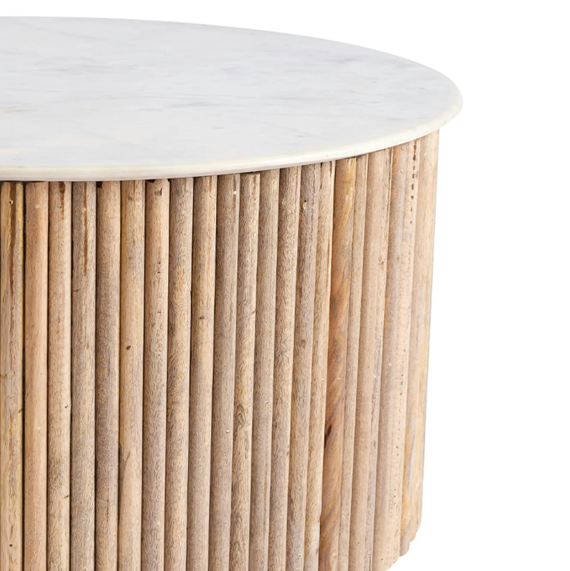 Table basse marbre et bois MASSA