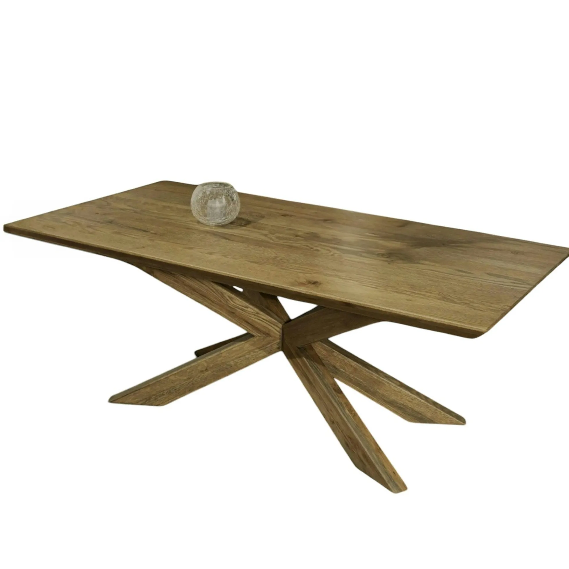 Table basse moderne en chêne 120 cm MANHATTAN