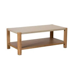 Table basse moderne 2 plateaux TREVI