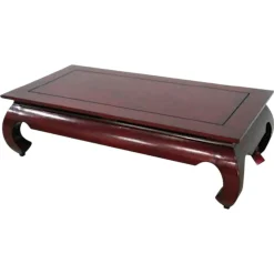 Table basse Opium hévéa 120x60x35cm MAORI